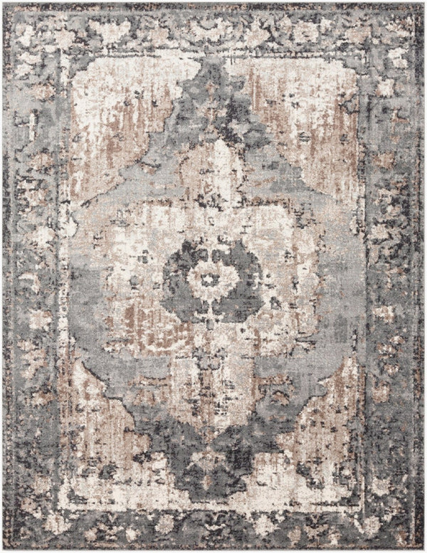 Livabliss Chelsea Traditional Area Rug Turkey Woven Polypropylene for Large Formal Living Rooms Dark Brown, Cam 7'10" x 10'2" CSA2304-710103