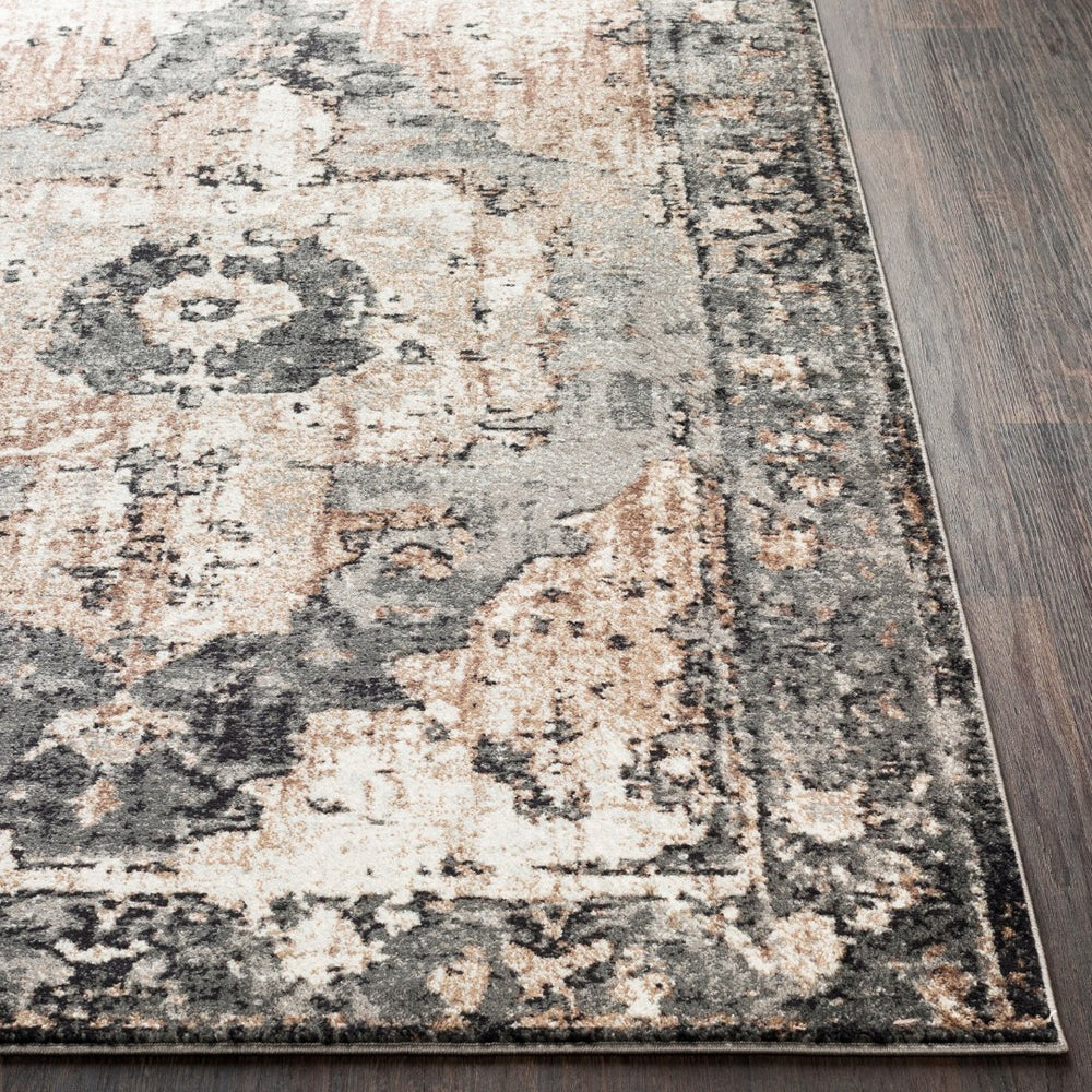 Livabliss Chelsea Traditional Area Rug Turkey Woven Polypropylene for Large Formal Living Rooms Dark Brown, Cam 6'7" x 9' CSA2304-679