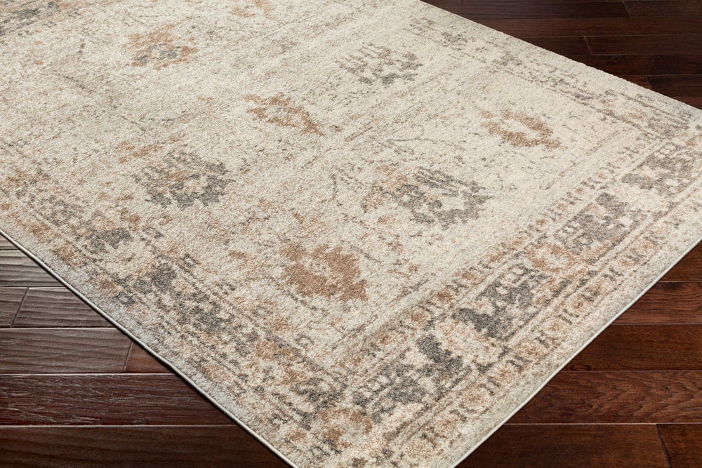 Livabliss Chelsea Collection Polypropylene Area Rug Turkish Woven for Entryways and Bathrooms Slate, Dark Bro 2' x 3' CSA2323-23