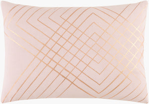 Surya Crescent 13"L X 19"W Plush Cotton Lumbar Pillow - Modern Elegance For Sofa Or Bed, Easy Care! Gold Cotton,Cotton Csc002-1319p