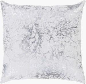 Surya Crescent 18”X18” Modern Cotton Accent Pillow - Plush Elegance For Sofa & Bed, Easy Care Design Off,White Cotton,Cotton Csc013-2222p