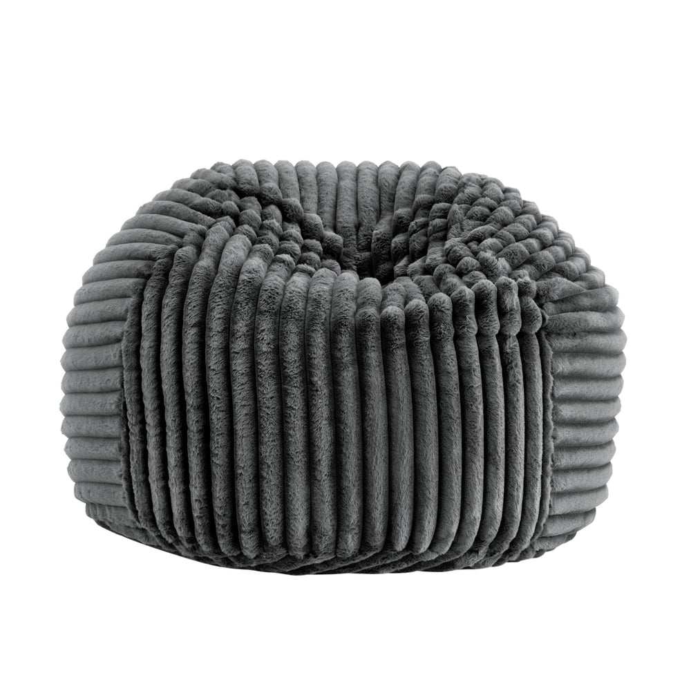 Legends Furniture Bridgevine Home Sky Luxe 40 Inch Minky Gunmetal Memory Foam Lounger Grey Memory Foam Zmfl-0801a-gnmet