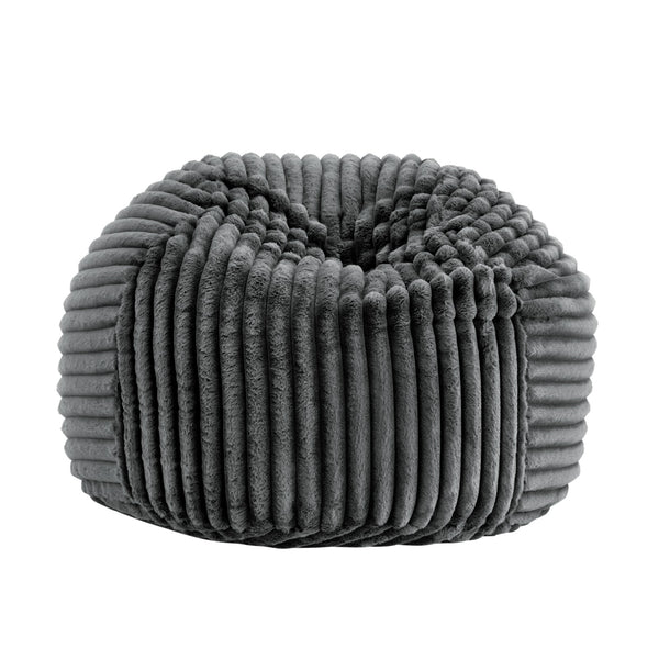 Legends Furniture Bridgevine Home Sky Luxe 40 Inch Minky Gunmetal Memory Foam Lounger Grey Memory Foam Zmfl-0801a-gnmet