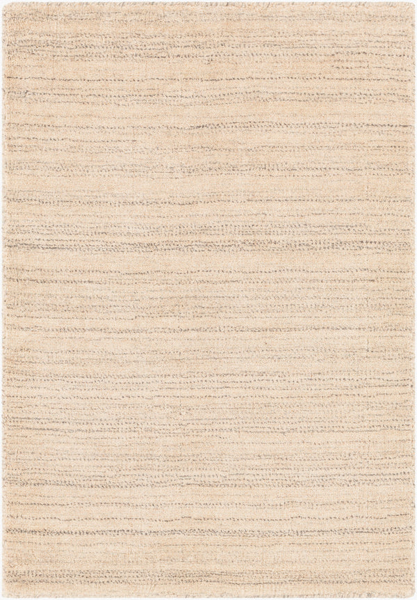 Surya Costine Modern 2' X 3' Handmade Rug - Luxurious Wool & Nylon Blend, Chic Minimalist Design For Any Space Beige Wool,Nylon Cse1000-23