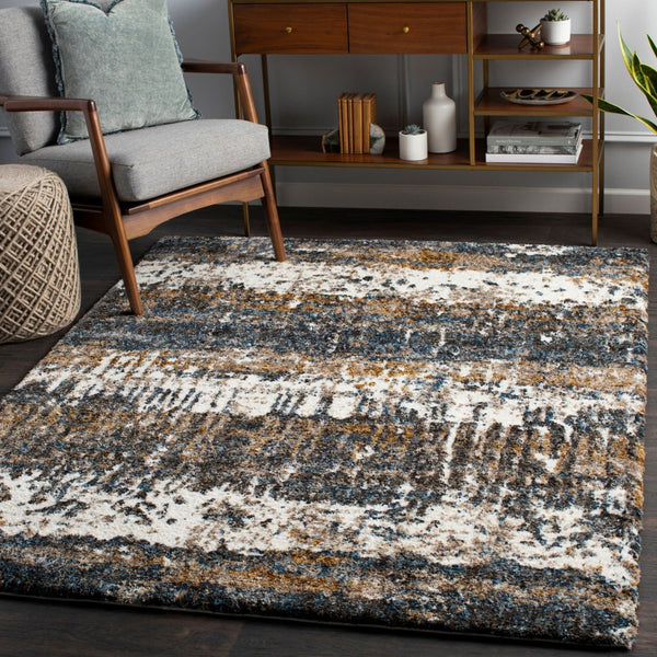 Livabliss Celestial Plush Shag Area Rug Soft Polyester Pile for Modern Bedroom Living Room Light Blue, Dar 2' x 2'11" CSG2302-23