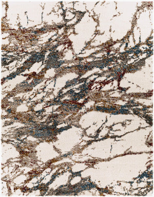 Livabliss Celestial Plush Polyester Shag Rug High Low Pile Accent for Bedroom or Entryway Cream, Medium G 7'10" x 10' CSG2304-71010