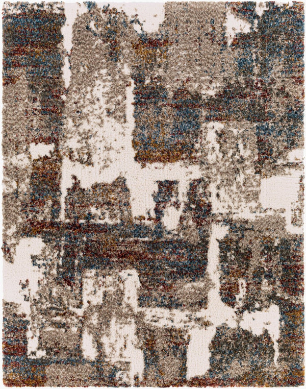 Livabliss Celestial High Low Shag Rug Soft Polyester Pile Woven Texture for Cozy Entryway Spaces Medium Gray, Gr 7'10" x 10' CSG2305-71010
