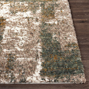 Livabliss Celestial Plush Polyester Shag Rug Machine Woven High Low Pile Bedroom Accent Medium Gray, Gr 5'3" x 7' CSG2306-537