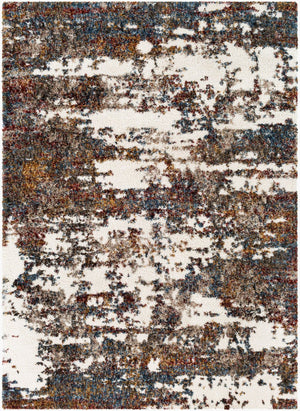 Livabliss Celestial Plush Shag Area Rug Machine Woven Polyester for Modern Minimalist Interiors Teal, Dark Blue 9' x 12' CSG2307-912