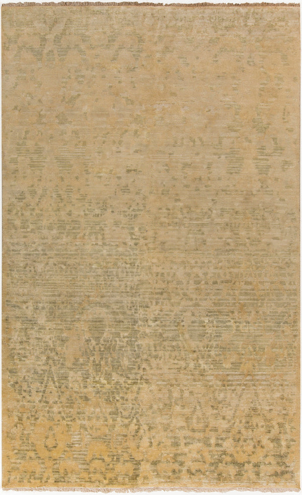 Surya Cheshire Handmade 2' X 3' Wool Rug - Elegant Hand-knotted Design With Fringe For Chic Home Décor Wheat Nz Wool Csh6001-5686