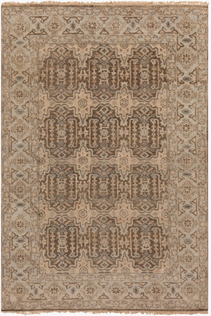 Surya Cheshire Handmade 2' X 3' Wool Rug - Elegant Hand-knotted Design With Fringe For Chic Home Décor Charcoal Nz Wool Csh6010-23
