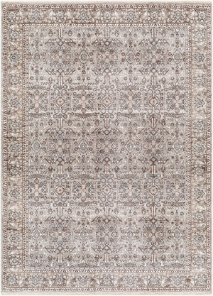 Livabliss Carlisle Traditional Polyester Area Rug Turkey Woven Medium Pile Living Room Floor Dusty Sage, Lig 5'3" x 7'9" CSI2301-5379