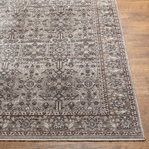 Carlisle CSI-2301 8'10" x 12'6" Machine Woven Rug CSI2301-810126  Dusty Sage, Light Gray, Dusty Pink, Ivory, Pale Blue, Charcoal Surya