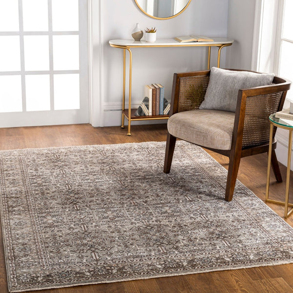 Livabliss Carlisle Traditional Polyester Area Rug Turkey Woven Medium Pile Living Room Floor Dusty Sage, Lig 5'3" x 7'9" CSI2301-5379