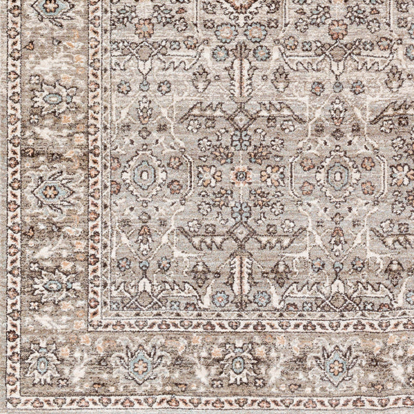 Carlisle CSI-2301 8'10" x 12'6" Machine Woven Rug CSI2301-810126  Dusty Sage, Light Gray, Dusty Pink, Ivory, Pale Blue, Charcoal Surya