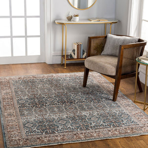 Livabliss Carlisle Traditional Polyester Runner Rug for Hallways Entryways and High Traffic Spaces Pale Blue, Dust 2' x 2'11" CSI2303-2211