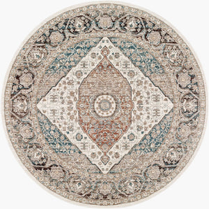 Livabliss Carlisle Traditional Square Area Rug Turkey Woven Polyester Living Room Accent Light Sage, Pal 5'3" x 5'3" CSI2306-53RD