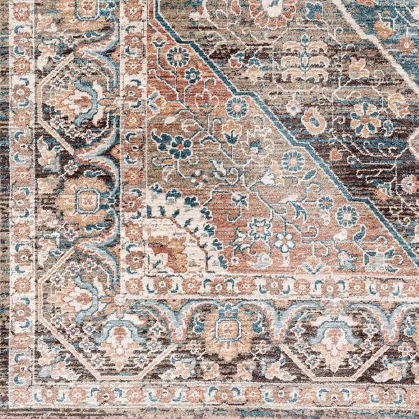 Livabliss Carlisle Square Polyester Area Rug Machine Woven in Turkey with Soft Medium Pile Dusty Pink, Sag 8'10" x 12'6" CSI2307-810126