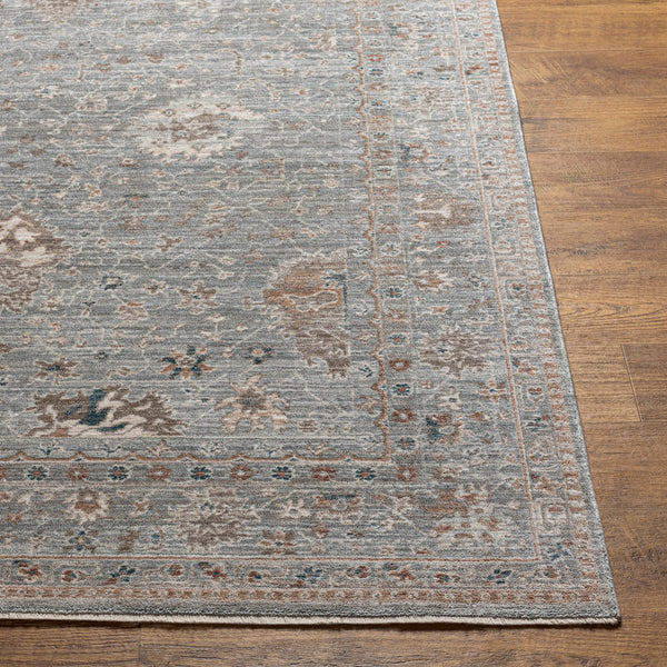 Carlisle CSI-2310 8'10" x 12'6" Machine Woven Rug CSI2310-810126  Seafoam, Pale Blue, Dusty Sage, Dusty Pink, Ivory, Medium Brown Surya