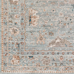 Carlisle CSI-2310 8'10" x 12'6" Machine Woven Rug CSI2310-810126  Seafoam, Pale Blue, Dusty Sage, Dusty Pink, Ivory, Medium Brown Surya