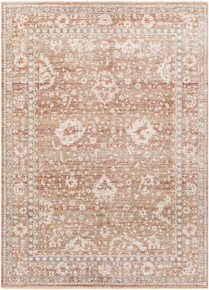 Carlisle CSI-2311 8'10" x 12'6" Machine Woven Rug CSI2311-810126  Dusty Pink, Ivory, Pale Blue, Sage, Olive, Medium Brown Surya