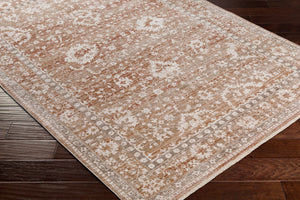 Carlisle CSI-2311 8'10" x 12'6" Machine Woven Rug CSI2311-810126  Dusty Pink, Ivory, Pale Blue, Sage, Olive, Medium Brown Surya