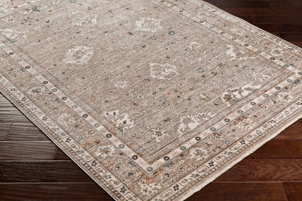 Livabliss Carlisle Traditional Turkish Woven Polyester Rug for Hallways Bedrooms and Entryways Sage, Ivory 2' x 2'11" CSI2312-2211