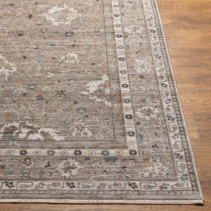Carlisle CSI-2312 8'10" x 12'6" Machine Woven Rug CSI2312-810126  Sage, Ivory, Pale Blue, Charcoal, Brown Surya
