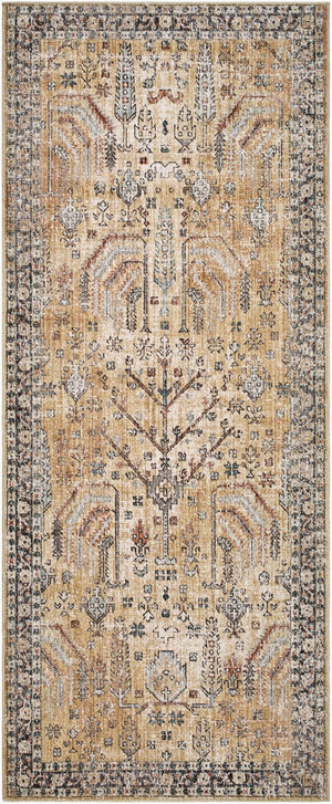 Livabliss Carlisle Traditional Fringe Runner Rug Polyester Woven Hallway Entryway Floor Accent Olive, Medium G 2'11" x 7'10" CSI2316-211710