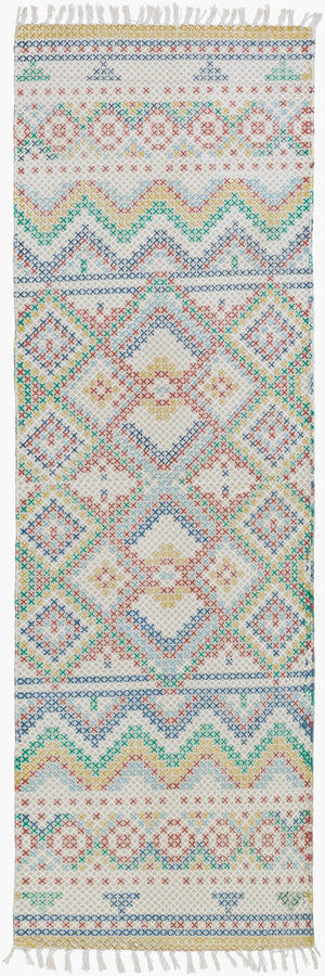 Surya Chaska 2' X 3' Handmade Rug – Elegant Global Inspired Design For Timeless Home Decor Charm Blue Cotton Csk1300-268