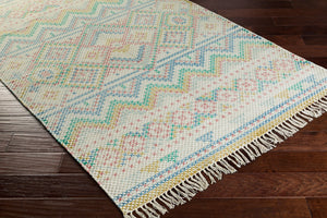 Surya Chaska 2' X 3' Handmade Rug – Elegant Global Inspired Design For Timeless Home Decor Charm Blue Cotton Csk1300-268