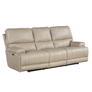 Parker House Parker Living Whitman - Verona Linen - Powered By Freemotion Cordless Power Sofa Verona Linen Top Grain Leather with Match (X) MWHI#832PH-P25-VLI