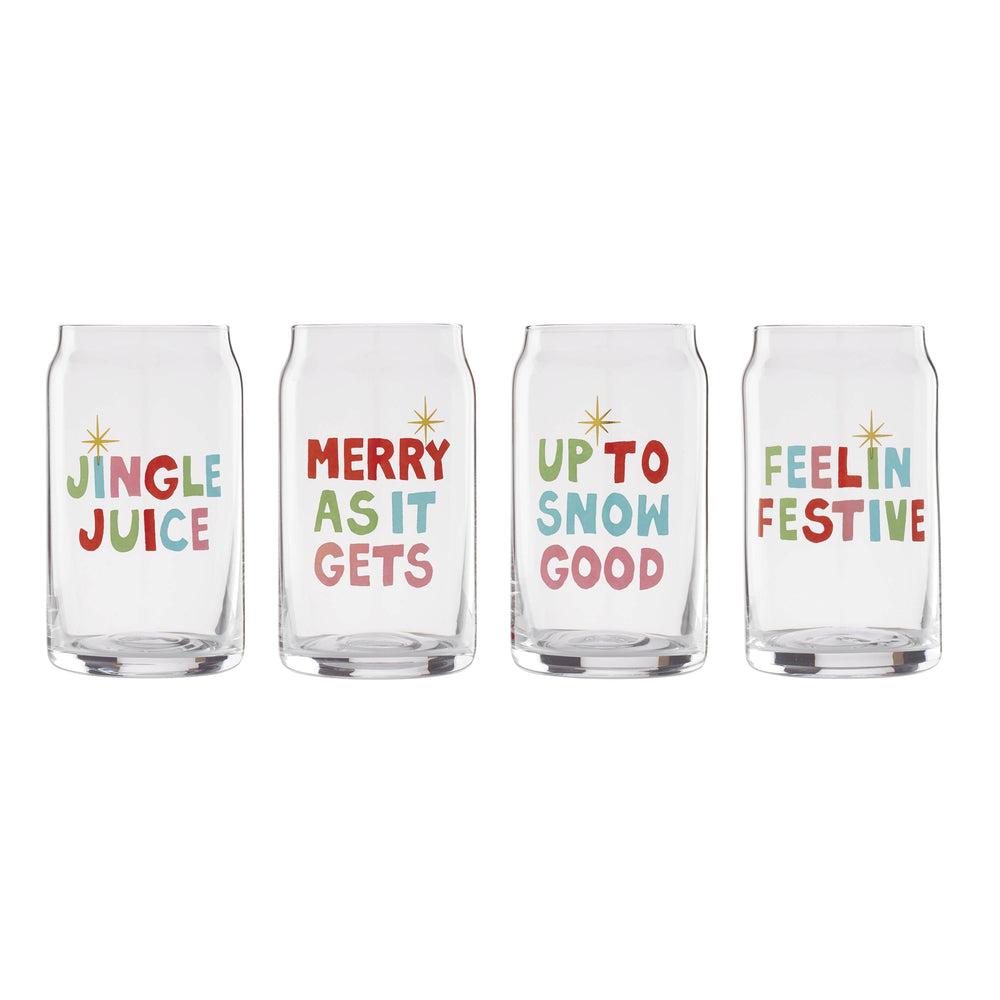 Lenox Cambridge Jingle Juice Cocktail Glasses, Set of 4 Multi, MULTI GLASS,CRYSTAL 896294