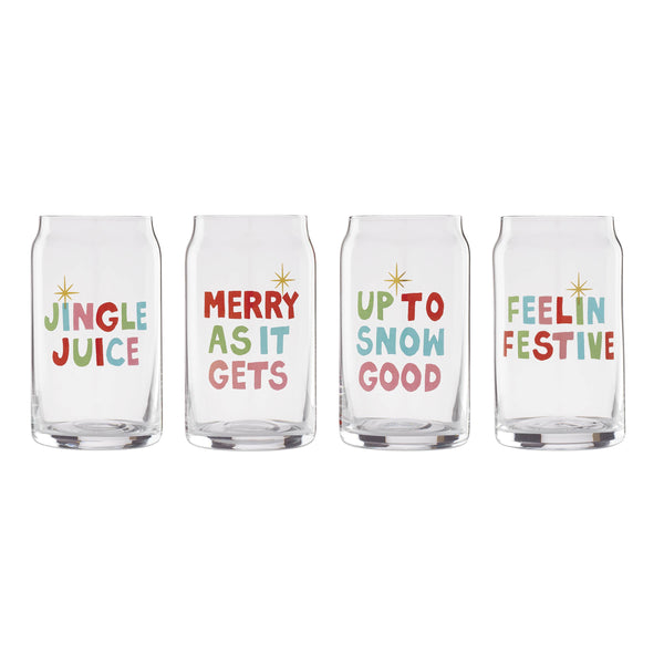 Lenox Cambridge Jingle Juice Cocktail Glasses, Set of 4 Multi, MULTI GLASS,CRYSTAL 896294