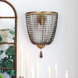 Zelda Beaded Wall Sconce ELH36024 Park Hill