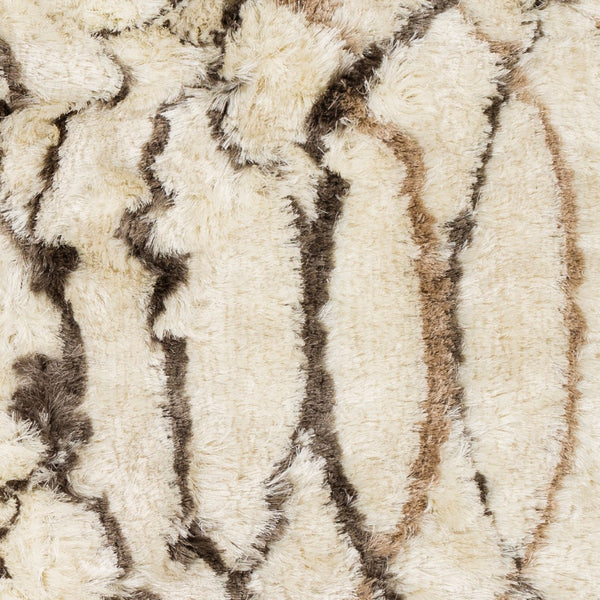 Surya Corsair 2' X 3' Handmade Area Rug – Plush Polyester With Modern Style, Easy To Clean, Versatile Decor Cream Polyester Csr1004-23