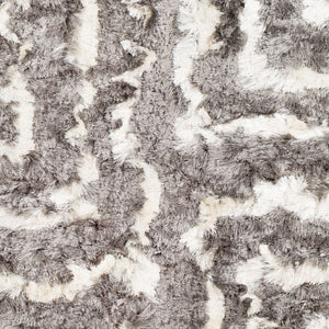 Surya Corsair 2' X 3' Handmade Area Rug – Plush Polyester With Modern Style, Easy To Clean, Versatile Decor Charcoal Polyester Csr1005-576