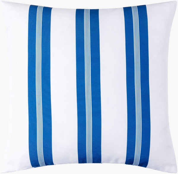 Livabliss Classic Stripe Square Accent Pillow Polyester Handcrafted Indoor Outdoor Decor CST002-2222D