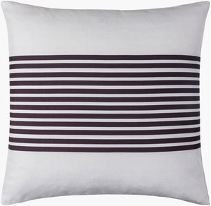 Livabliss Classic Stripe Square Outdoor Accent Pillow Polyester Woven for Sofa or Lounge CST012-2222P