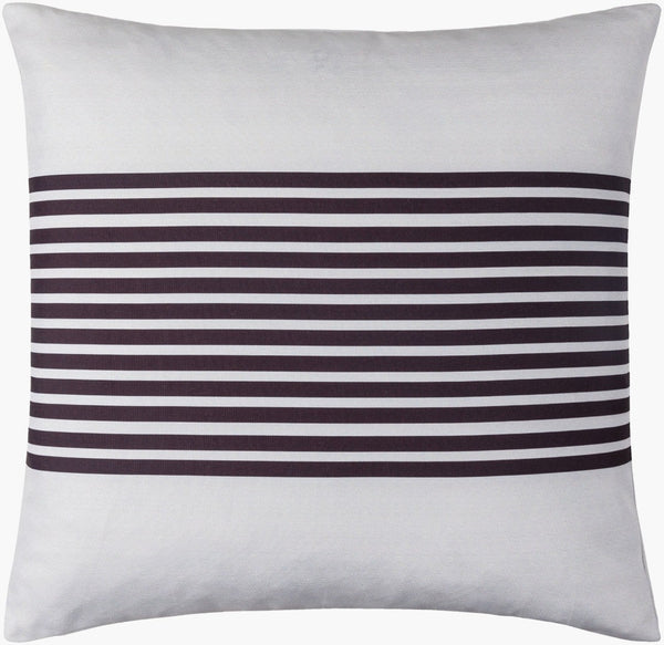 Livabliss Classic Stripe Square Outdoor Accent Pillow Polyester Woven for Sofa or Lounge CST012-2222P
