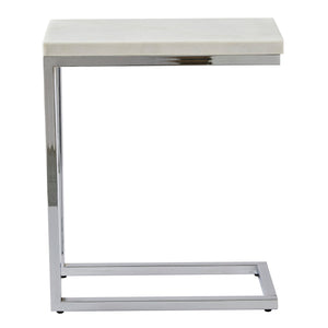 Steve Silver Echo White Marble Top Chairside EC100WEC