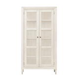 Ashby Place 2-Door Display Cabinet Natural with Reflection Gray Finish P359305 Pulaski Furniture