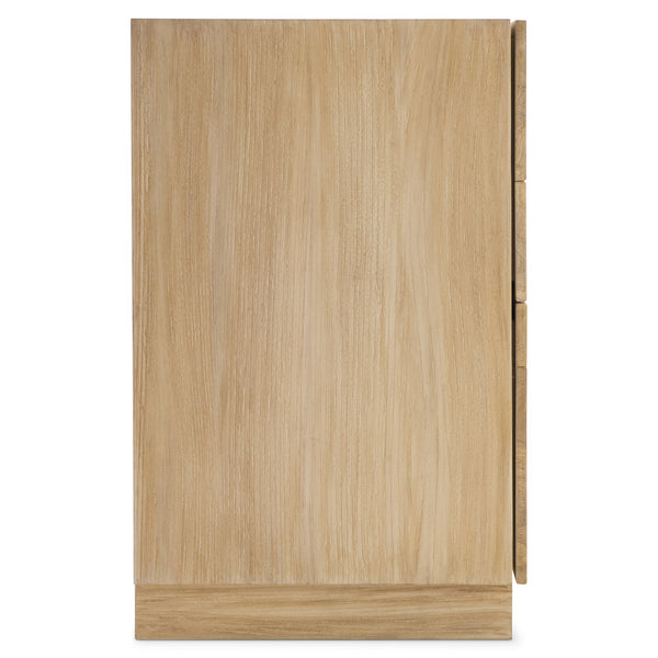 Bernhardt Bernhardt Calavaras Dresser In Bleached Teak — 6 Push-To-Open Drawers, Open-Work Rustic-Modern Design 347052