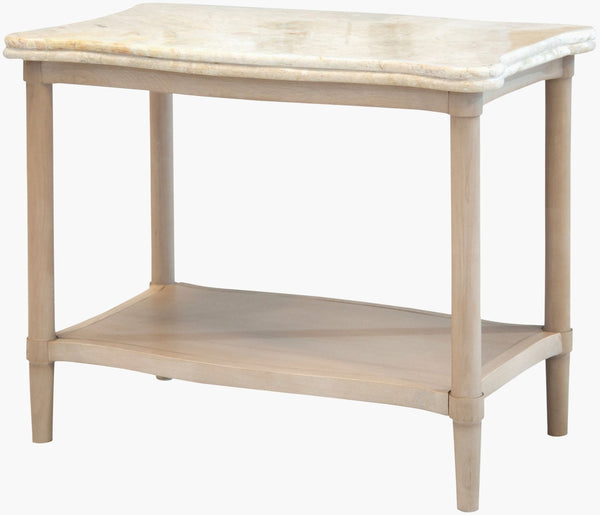 Surya Cathan Handcrafted Indian End Table Transitional Living Room Accent with Generous Surface CTHN001-243018