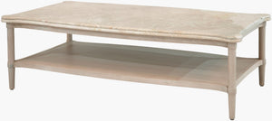 Surya Cathan Wide Artisan Coffee Table with Intricate Detailing for Spacious Living Rooms CTHN002-175630