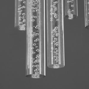 Safavieh Nicolle Acrylic 9 Light Chandelier Black Iron / Aluminum / Acrylic CTL1048A