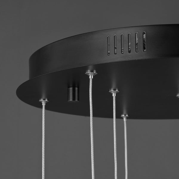 Safavieh Nicolle Acrylic 9 Light Chandelier Black Iron / Aluminum / Acrylic CTL1048A