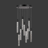 Safavieh Nicolle Acrylic 9 Light Chandelier Black Iron / Aluminum / Acrylic CTL1048A