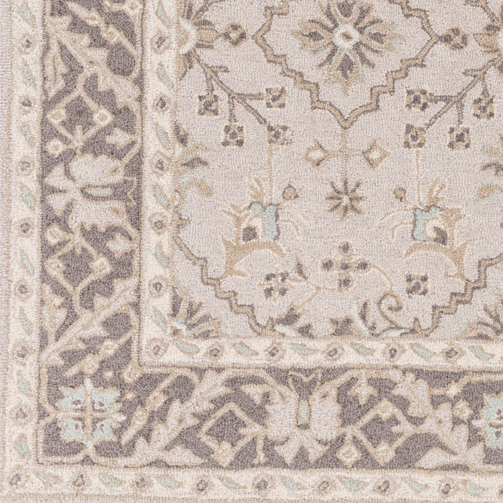 Surya Castille Luxurious 2' X 3' Handmade Wool Rug - Elegant Low Pile Design For Traditional Spaces Beige Wool Ctl2000-268