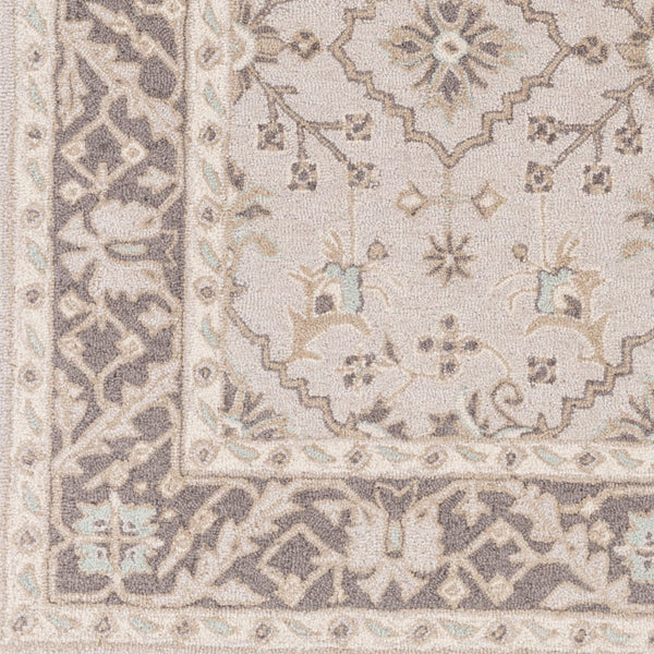Surya Castille Luxurious 2' X 3' Handmade Wool Rug - Elegant Low Pile Design For Traditional Spaces Beige Wool Ctl2000-23